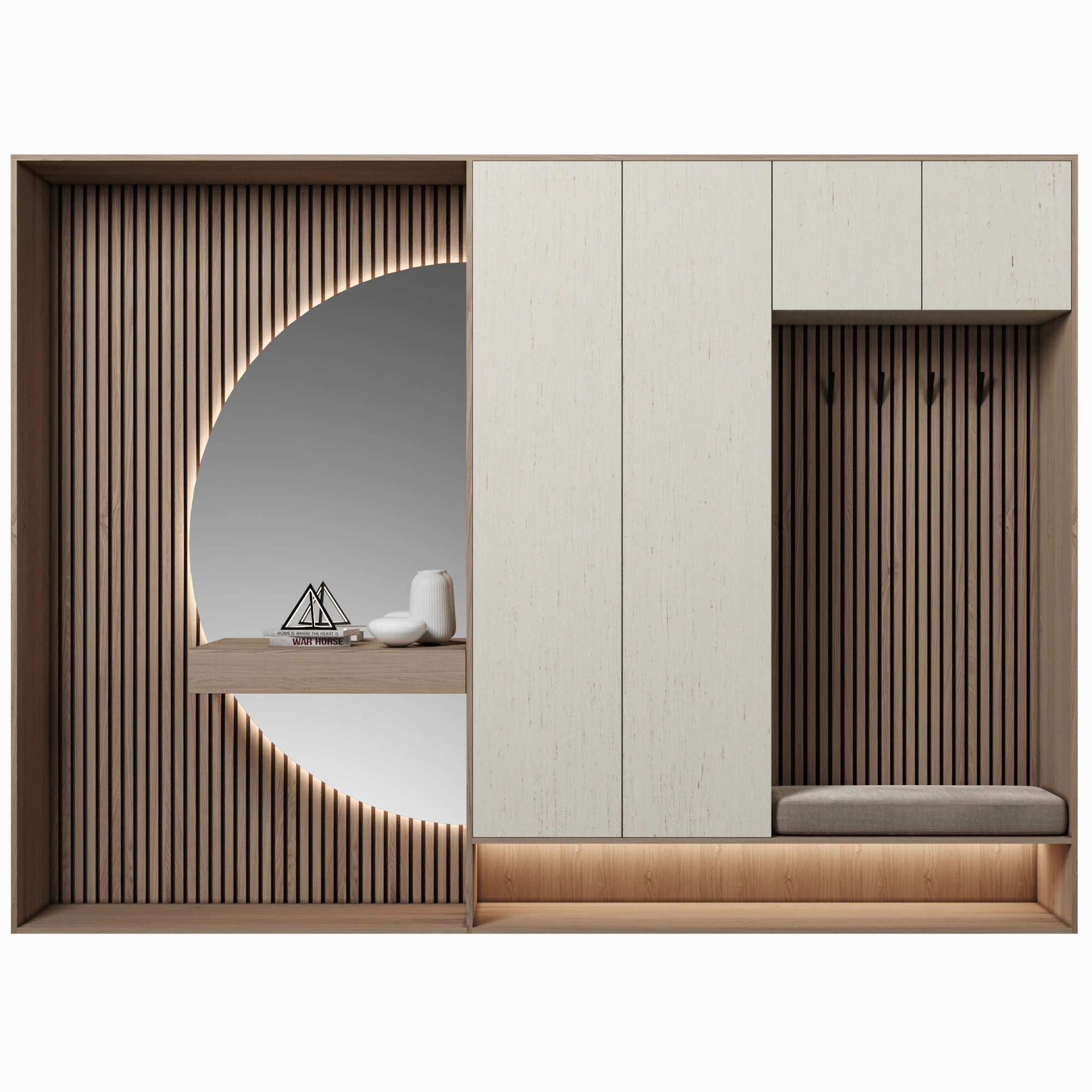 Hallway 12 3D Model .c4d .max .obj .3ds .fbx .stl .blend 
