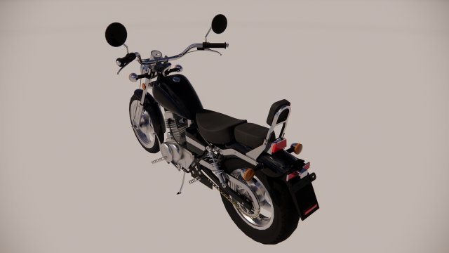 Honda cmx 250 rebel- 3D-Modell .c4d .max .obj .3ds .fbx .stl .blend 