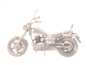 Honda cmx 250 rebel- 3D Model