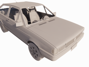 Volkswagen Gol G1 3D 모델