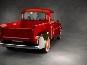Fiat 600 - F600 Pick Up Prototipo 3D Модель
