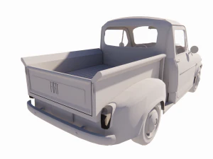 Fiat 600 - F600 Pick Up Prototipo 3D Model