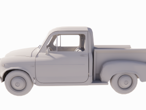 Fiat 600 - F600 Pick Up Prototipo 3D Модель