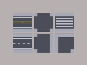 buildings low poly big pack 3D Model