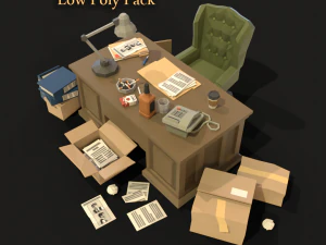 जासूस कार्यालय लोपोली पैक 3D मॉडल