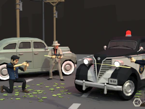 Mafia LowPoly Pack 3D Model