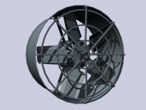 Industrial exhaust fan 3D Model