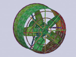 Industrial exhaust fan Modello 3D