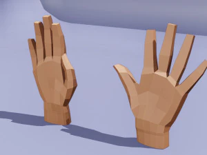 हाथ से धांधली 3D मॉडल