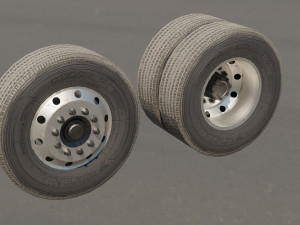 Truck Wheels 3D 모델