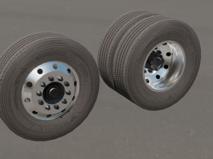 Truck Wheels 3D Models