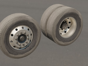 Truck Wheels 3D 모델