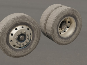 Truck Wheels 3D 모델