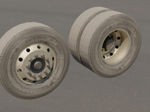 Truck Wheels 3D 모델