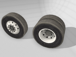 Truck Wheels 3D 모델