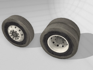 Truck Wheels 3D 모델