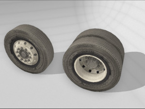 Truck Wheels 3D 모델