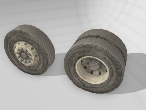 Truck Wheels 3D 모델