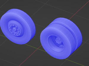 Truck Wheels 3D 모델