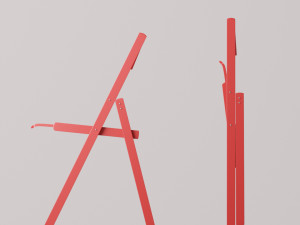 folding chair in the scandinavian style Modelo 3D