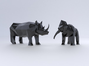 rhinocero Model 3D