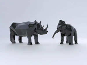rhinocero 3D Model