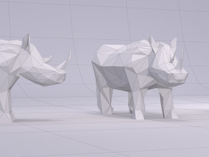 rhinocero Model 3D