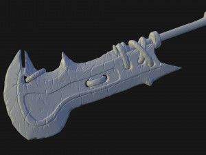 stylized ogre sword 3D-Modell