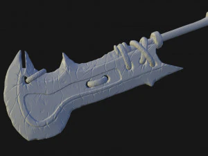 stylized ogre sword 3D Model
