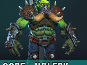 stylized ogre Modello 3D