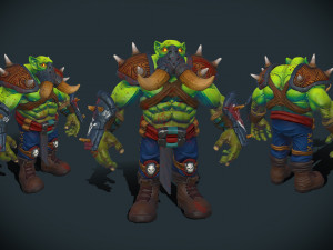 stylized ogre Modelo 3D