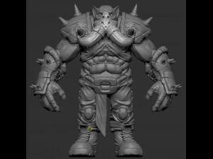 stylized ogre 3D Model