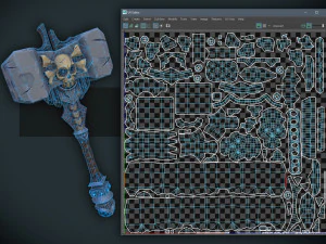viking hammer 3D Model