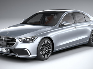 mercedes benz s class 2021 3D 模型