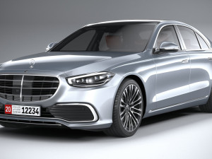 mercedes benz s class 2021 3D 模型