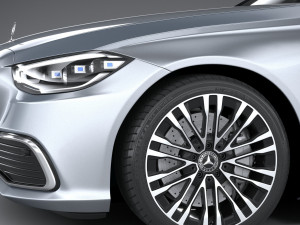 mercedes benz s class 2021 3D 模型