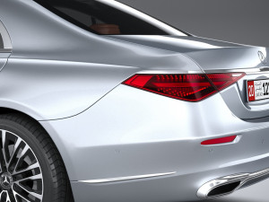 mercedes benz s class 2021 3D 模型