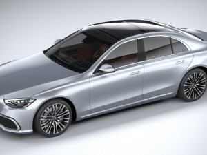 mercedes benz s class 2021 3D 模型