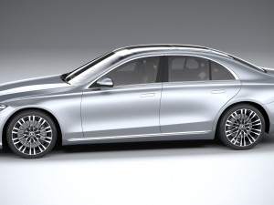 mercedes benz s class 2021 3D 模型