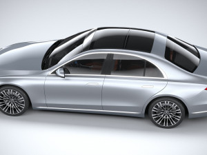 mercedes benz s class 2021 3D 模型