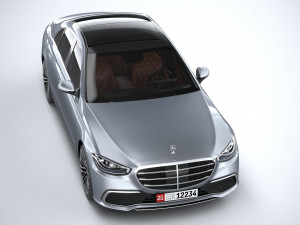 mercedes benz s class 2021 3D 模型