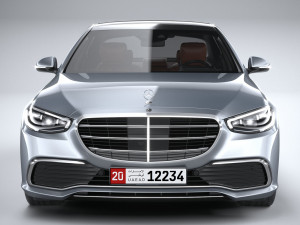 mercedes benz s class 2021 3D 模型