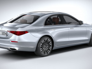 mercedes benz s class 2021 3D 模型