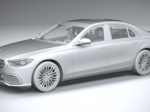 mercedes benz s class 2021 3D 模型