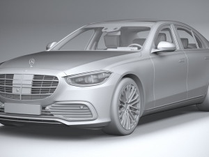 mercedes benz s class 2021 3D 模型