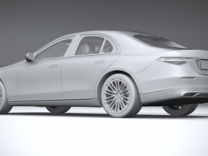 mercedes benz s class 2021 3D 模型