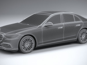 mercedes benz s class 2021 3D 模型