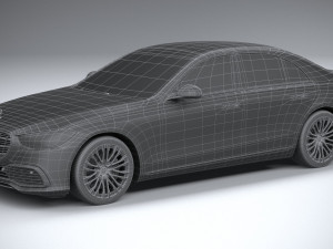 mercedes benz s class 2021 3D 模型