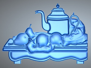 still life with pears painter dmitry annenkov 3D 模型
