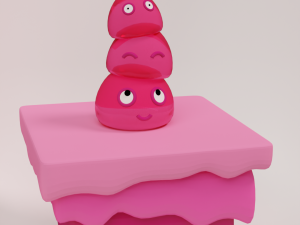 slimes from the game slime rancher Model 3D